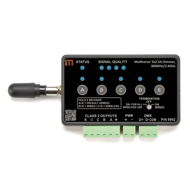 Multiverse 5x2.5A Dimmer