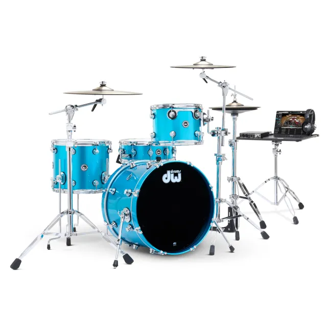 DWe Hybrid Drum Kit Bundle, 4-Piece