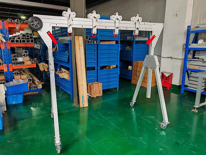 KNPRG Foldable Aluminum Gantry Crane