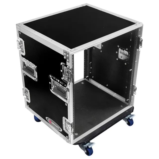 FZAR12W 12U Pro Amp Rack Case with Casters