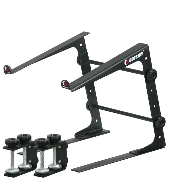 L STAND (LSTAND) Laptop/Gear Stand with Table/Case Clamps