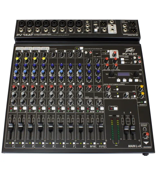 PV 14 AT 14-Channel Compact Mixer with Bluetooth and Antares Auto-Tune