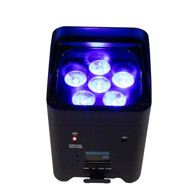 6x18W Battery Par