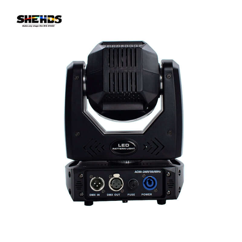 80W LED Spotlight With 3-Prism Gobo Light