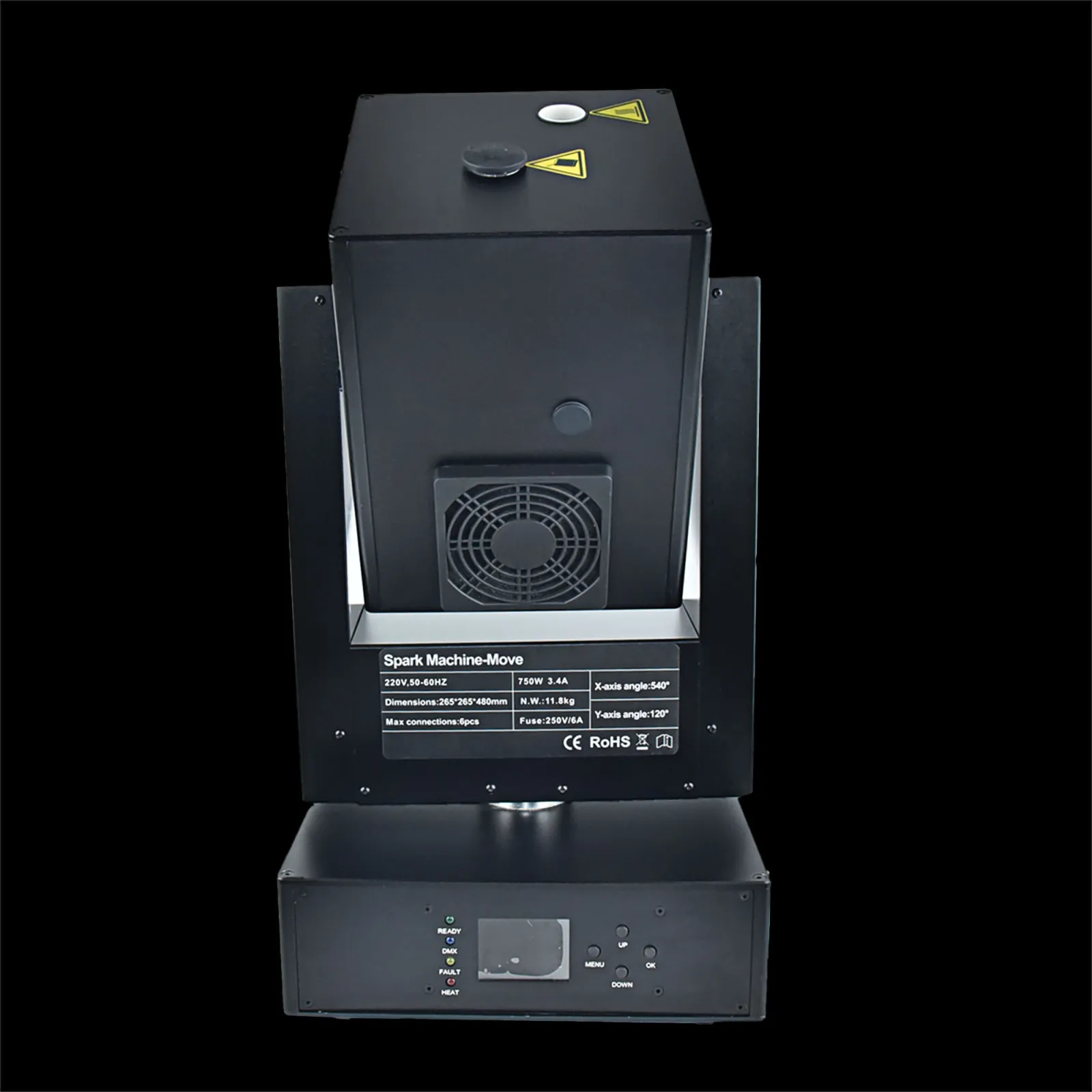 750W Moving Head Spark Machine