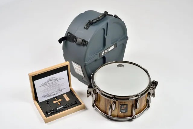 One of a Kind Black Limba Snare Drum 13x6.5